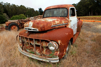 Old rusty car